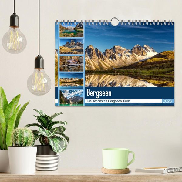 Produktbild: Tiroler Bergseen (Wandkalender 2026 DIN A4 quer), CALVENDO Monatskalender