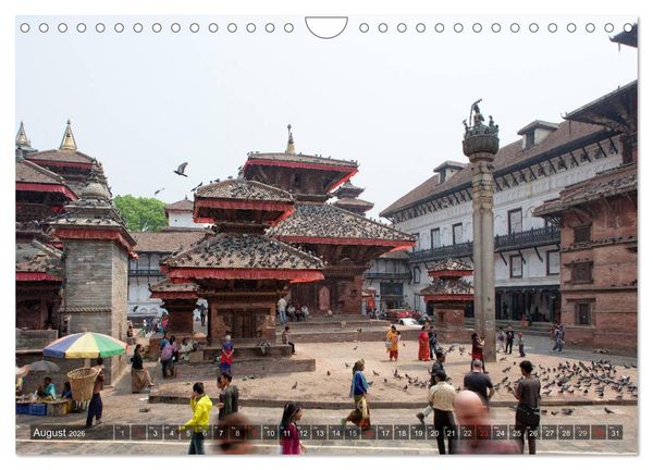 Produktbild: NEPAL Bhaktapur Kathmandu (Wandkalender 2026 DIN A4 quer), CALVENDO Monatskalender