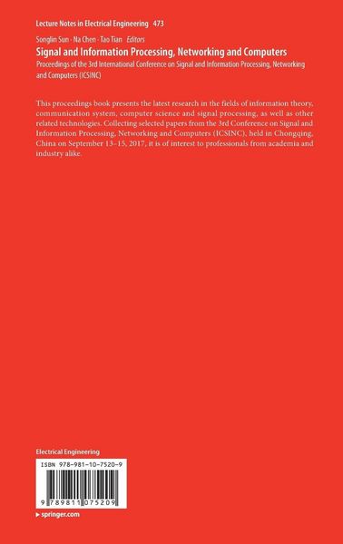 Produktbild: Signal and Information Processing, Networking and Computers