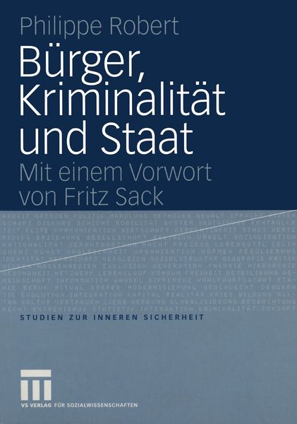 Produktbild: B&uuml;rger, Kriminalit&auml;t und Staat