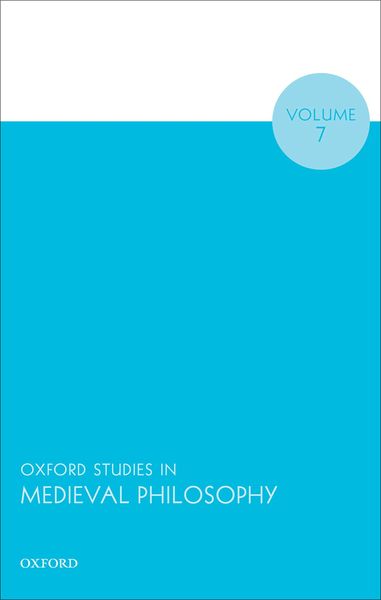 Produktbild: Oxford Studies in Medieval Philosophy Volume 7