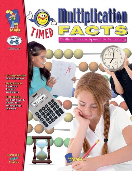 Produktbild: Timed Multiplication Drill Facts Grades 4-6