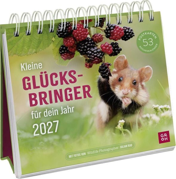 Produktbild: Postkartenkalender 2027: Kleine Gl&uuml;cksbringer f&uuml;r dein Jahr