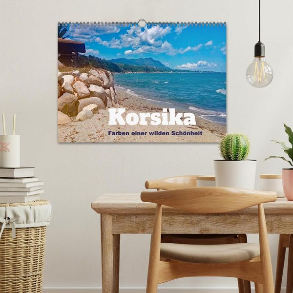 Produktbild: Korsika - Farben einer wilden Sch&ouml;nheit (Wandkalender 2026 DIN A3 quer), CALVENDO Monatskalender