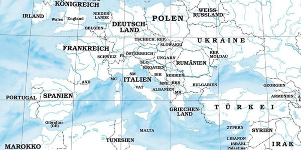 Weltkarte zum Ausmalen, Entdecke die Welt, Poster 1:40 000 000 Metallbestäbt in Rolle
