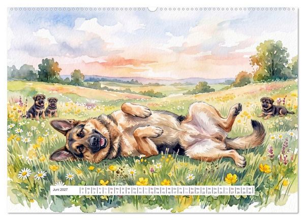 Produktbild: Treue Gef&auml;hrten (Wandkalender 2027 DIN A2 quer), CALVENDO Monatskalender