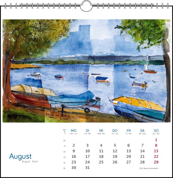 Produktbild: Bodensee Aquarell 2027