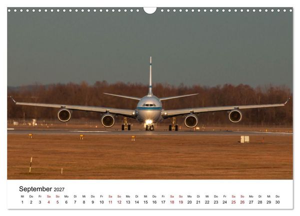 Produktbild: Flugzeuge von Airbus 2027 (Wandkalender 2027 DIN A3 quer), CALVENDO Monatskalender