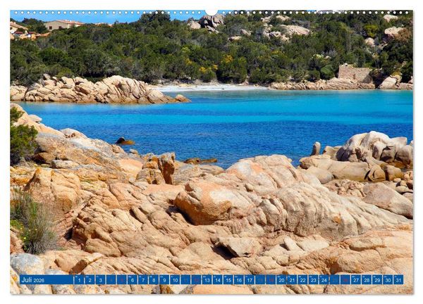 Produktbild: Sardiniens magische K&uuml;sten (hochwertiger Premium Wandkalender 2026 DIN A2 quer), Kunstdruck in Hochglanz