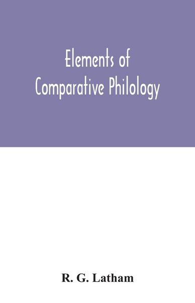 Produktbild: Elements of comparative philology