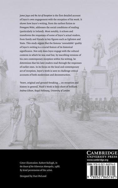 Produktbild: James Joyce and the Act of Reception