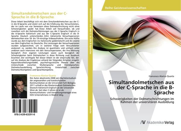 Produktbild: Simultandolmetschen aus der C-Sprache in die B-Sprache