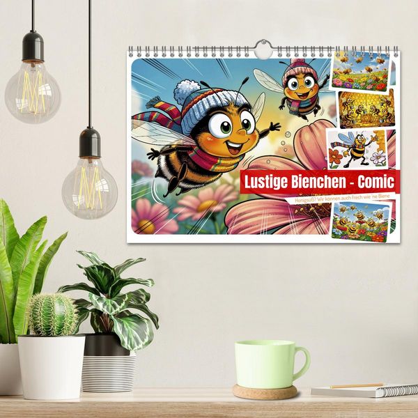Produktbild: Lustige Bienchen - Comic (Wandkalender 2027 DIN A4 quer), CALVENDO Monatskalender