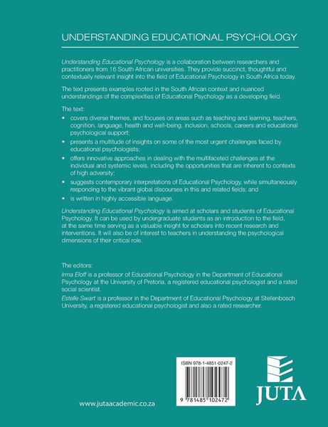 Produktbild: Understanding Educational Psychology
