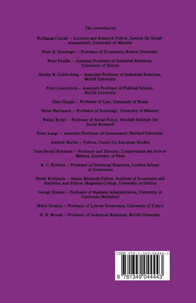 Produktbild: Industrial Relations in International Perspective