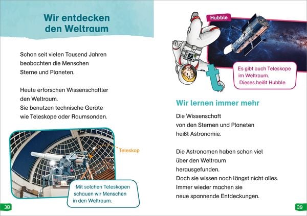 Produktbild: WAS IST WAS Erstes Lesen easy! Band 4. Entdecke den Weltraum