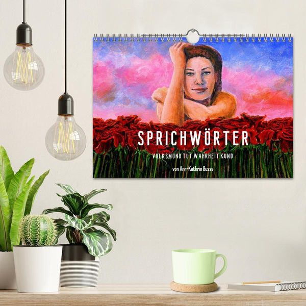 Produktbild: Sprichw&ouml;rter (Wandkalender 2026 DIN A4 quer), CALVENDO Monatskalender