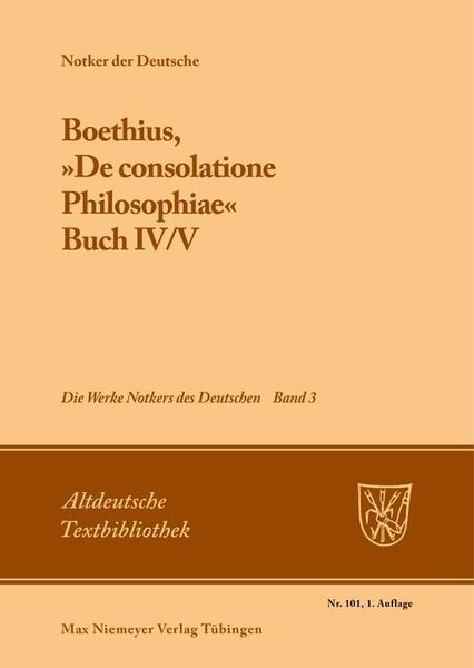 Produktbild: Boethius, &raquo;De consolatione Philosophiae&laquo;