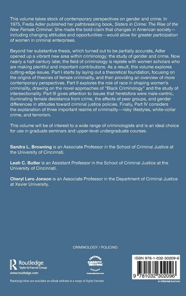 Produktbild: Gender and Crime