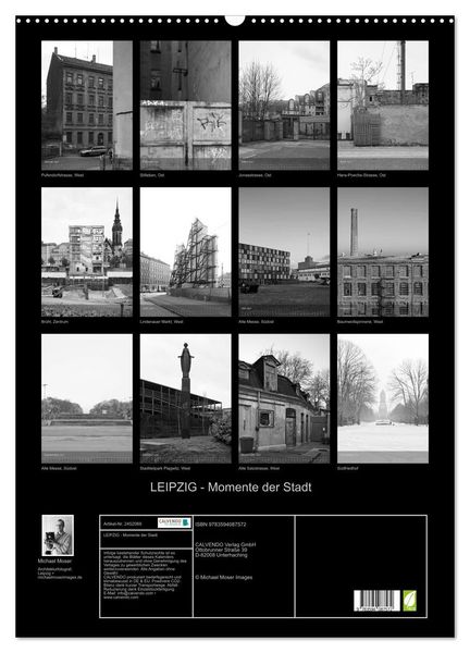 Produktbild: LEIPZIG - Momente der Stadt (Wandkalender 2027 DIN A2 hoch), CALVENDO Monatskalender