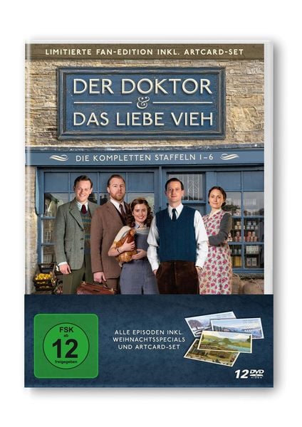 Produktbild: Der Doktor und das liebe Vieh - Die kompletten Staffeln 1-6 LTD. - Die limitierte Fan-Edition inkl. Artcard-Set [12 DVDs]