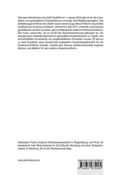 Produktbild: Die Aufl&ouml;sung und Abwicklung gesetzlicher Krankenkassen im Spannungsfeld zwischen dem SGB V und der Insolvenzordnung