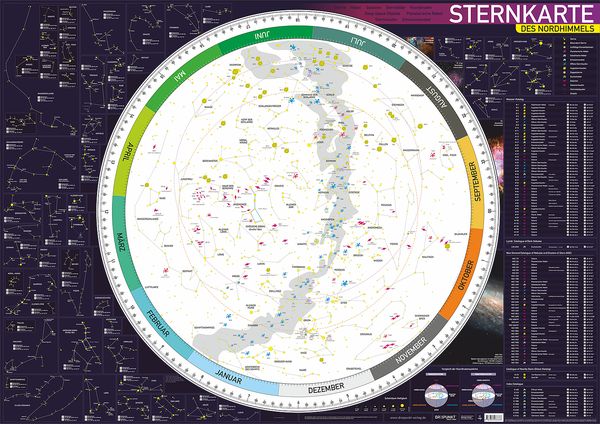 Produktbild: STERNKARTE des Nordhimmels