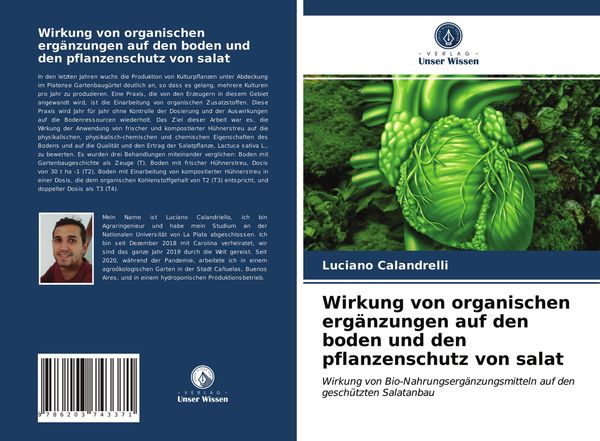 Produktbild: Wirkung von organischen erg&auml;nzungen auf den boden und den pflanzenschutz von salat