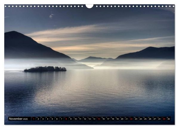 Produktbild: Lago Maggiore - Der malerische See in Italien und der Schweiz (Wandkalender 2026 DIN A3 quer), CALVENDO Monatskalender