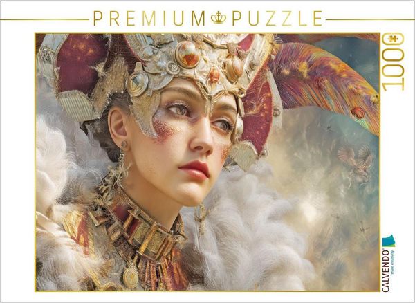 CALVENDO Puzzle Venedig in bunten Werken | 1000 Teile Lege-Größe 64x48cm Foto-Puzzle für glückliche Stunden