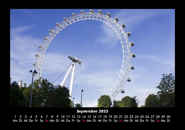 Produktbild: London 2025 Fotokalender DIN A3