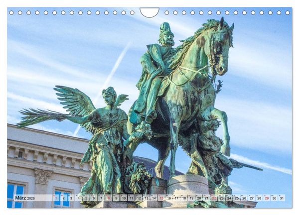 Produktbild: Historisches D&uuml;sseldorf (Wandkalender 2026 DIN A4 quer), CALVENDO Monatskalender