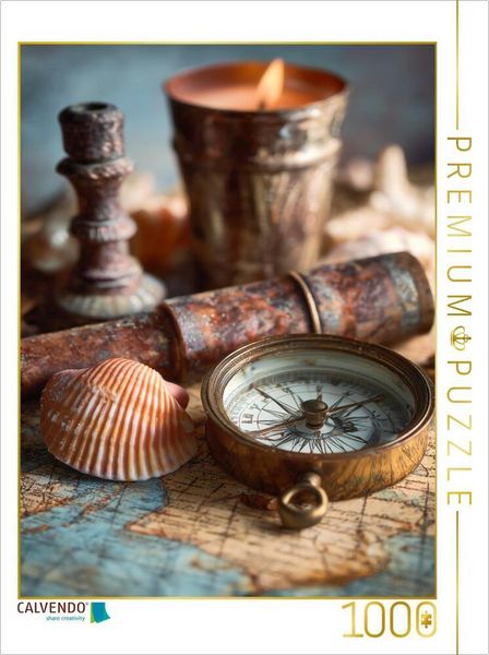 CALVENDO Puzzle Jede Welle erzählt vom Menschlichen, unendlich und unerbittlich | 1000 Teile Lege-Größe 64x48cm Foto-Puzzle für glückliche Stunden