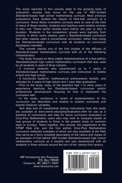 Produktbild: A 5-Year Study of the First Edition of the Core-Plus Mathematics Curriculum (PB)
