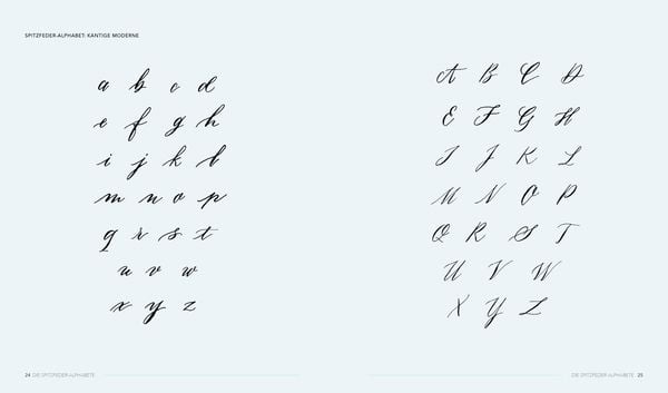 Kalligrafie – Alphabete für jeden Anlass