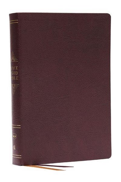 Produktbild: Peace of God Bible: Discover and Experience God's Shalom Throughout the Bible (Nkjv, Burgundy Bonded Leather, Red Letter, Comfort Print)
