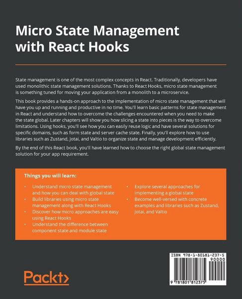 Produktbild: Micro State Management with React Hooks