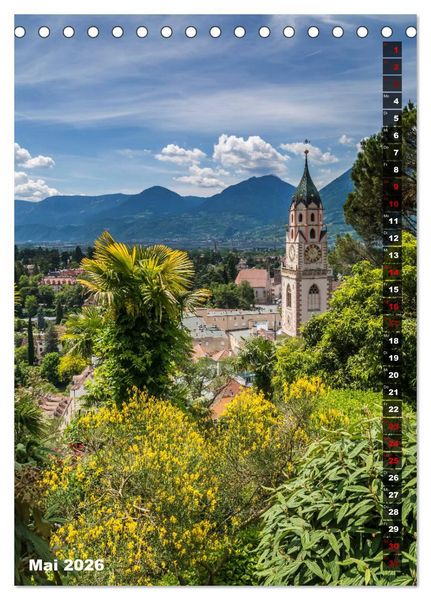 Produktbild: Stadtherz MERAN (Tischkalender 2026 DIN A5 hoch), CALVENDO Monatskalender