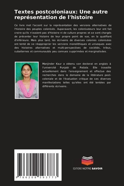 Produktbild: Textes postcoloniaux: Une autre repr&eacute;sentation de l'histoire