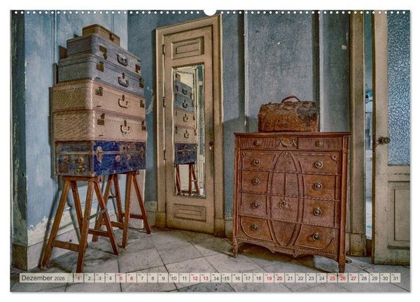 Produktbild: Lost Places - vergessene Sch&auml;tze (hochwertiger Premium Wandkalender 2026 DIN A2 quer), Kunstdruck in Hochglanz