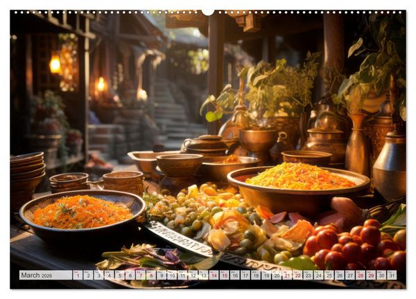 Produktbild: STREET FOOD Impressions around the world (Wall Calendar 2026 DIN A2 landscape), CALVENDO 12 Month Wall Calendar