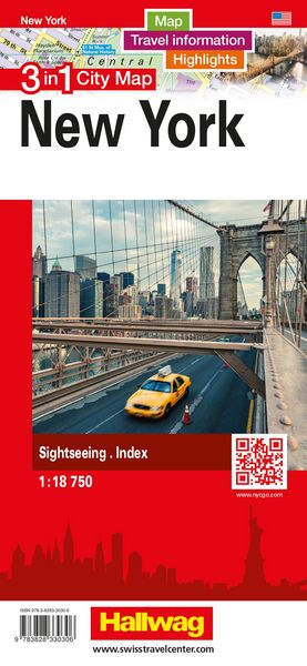 Produktbild: Hallwag Stadtplan New York