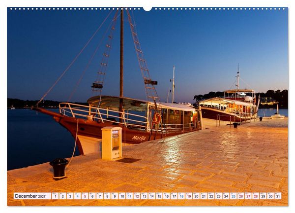 Produktbild: Istria &ndash; Coastal Wonders, Historic Cities, and Island Dreams (Wall Calendar 2027 DIN A2 landscape), CALVENDO 12 Month Wall Calendar