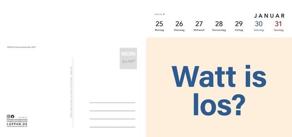 Produktbild: MOIN Postkartenkalender 2027