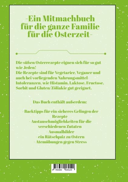 Produktbild: S&uuml;&szlig;e Rezepte, Ausmalbilder, R&auml;tselquiz und Entspannungs&uuml;bungen in der Osterzeit