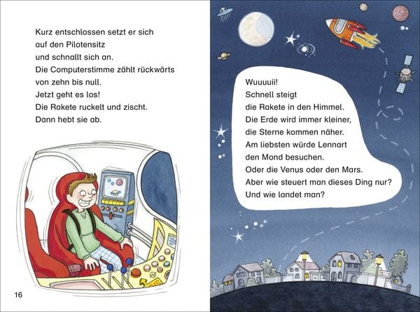 Produktbild: Duden Leseprofi &ndash; Lennart, Titus und die Reise zum Mars, 2. Klasse