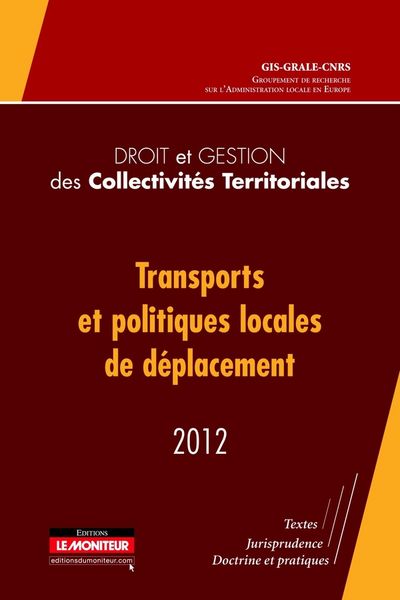 Produktbild: Droit et Gestion des Collectivites Territoriales; Transports et