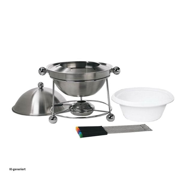 Produktbild: neuetischkultur Fondueset inklusive 4 Gabeln und St&ouml;vchen Fondueset inklusive 4 Gabeln und St&ouml;vchen