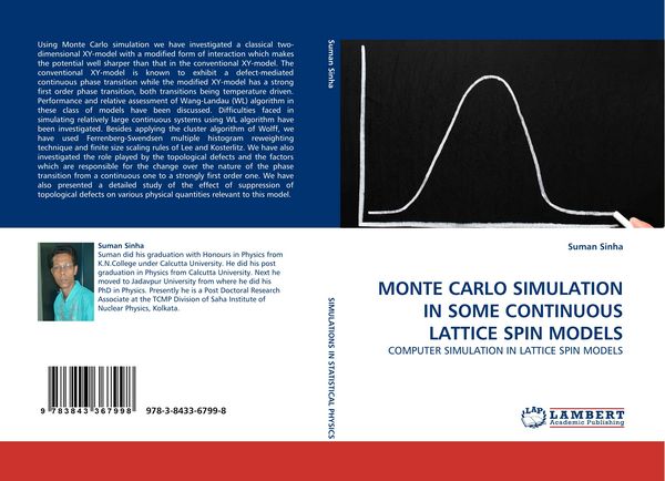 Produktbild: Monte Carlo Simulation in Some Continuous Lattice Spin Models