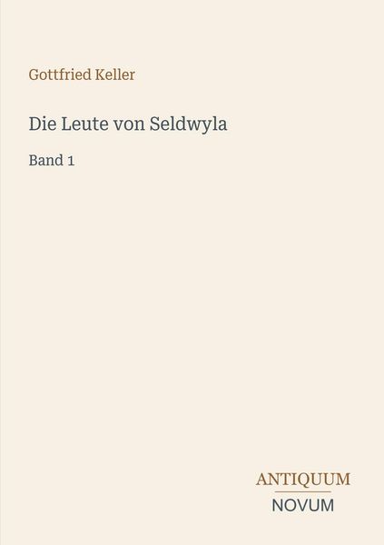 Produktbild: Die Leute von Seldwyla